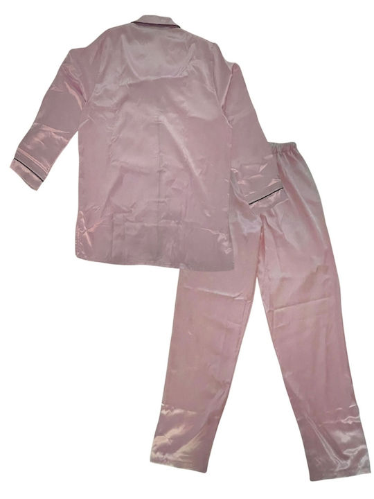 Jeannette Lingerie Set Pijamale pentru Femei Pink