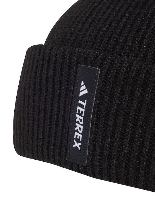 Beanie Unisex Beanie Knitted in Black color