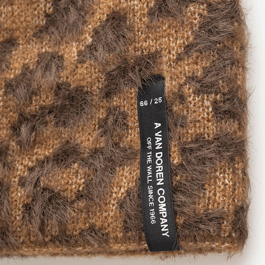 Beanie Unisex Beanie Knitted in Brown color