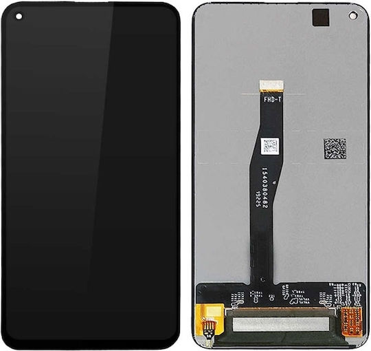 Compatible Lcd Display And Touch Mechanism With Bezel For Huawei Honor 20 / Nova 5t Black