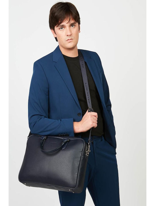 Leather Men's Briefcase Black