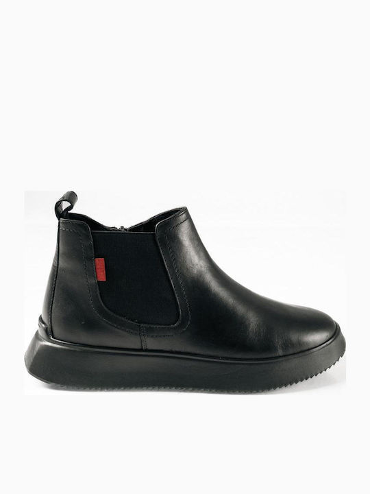 Leather Black Chelsea Boots