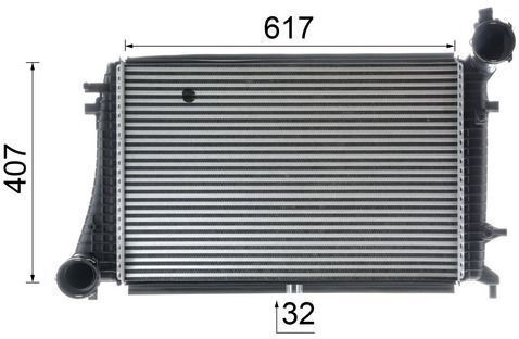 Интеркулер Компресор Mahle Ci 166 000p