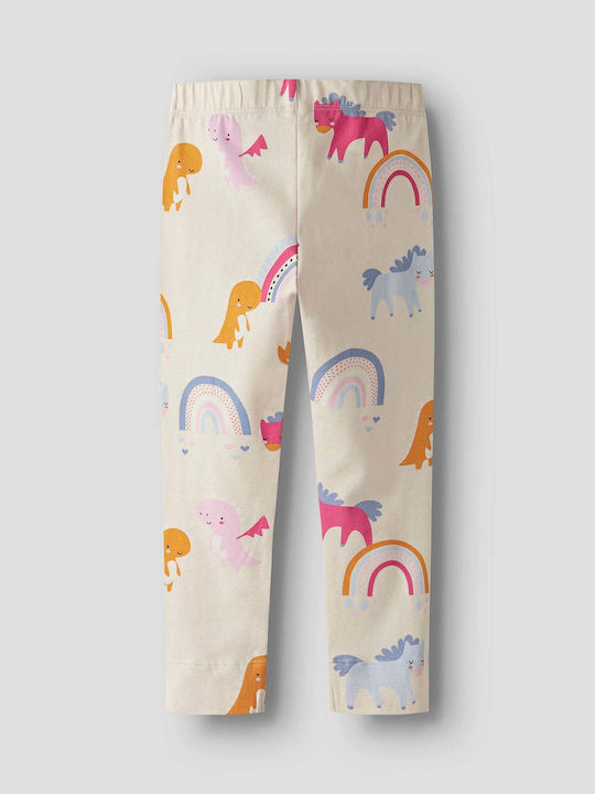 Kinder Leggings Lang Beige