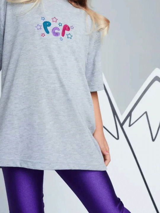 Colant Copii Lung Violet Jacqueline Shiny