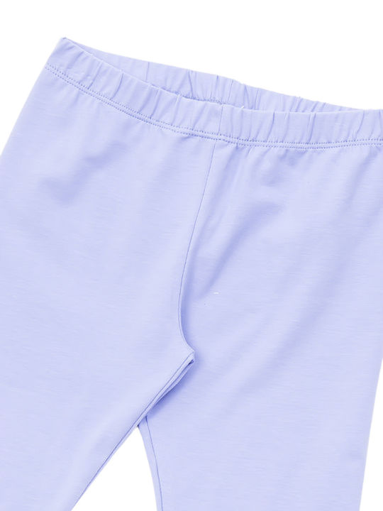 Kinder Leggings Radfahren Kurz Lavender