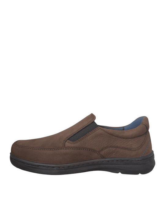 Men's Leather Casual Shoes Brown