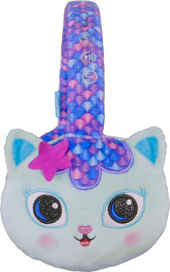 Lazerbuilt Gabby’s Dollhouse Flip ’n Switch Ασύρματα Bluetooth Παιδικά On Ear Ακουστικά Mercat