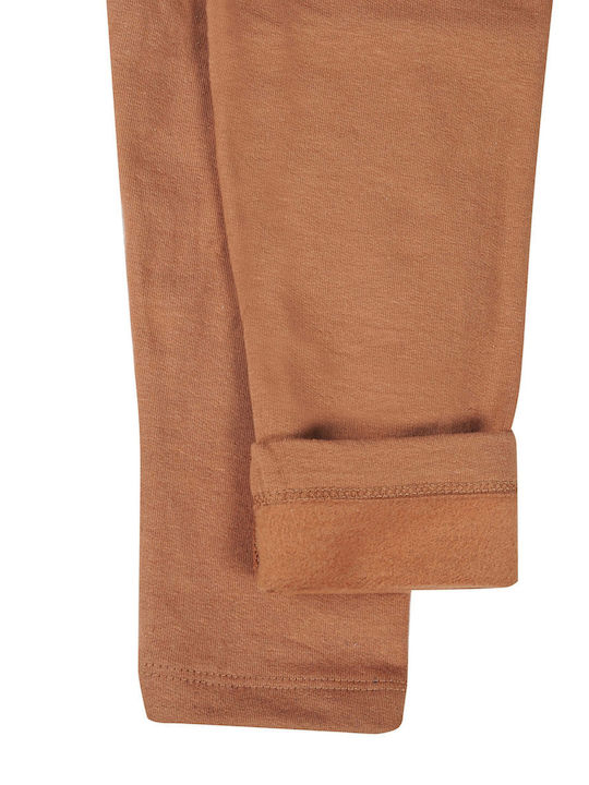 Kinder Leggings Lang Tabac Braun