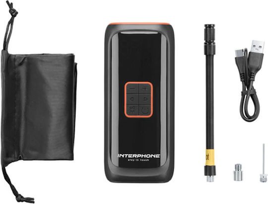 Interphone Τρόμπα Αυτοκινήτου Smart Air Pump Επαναφορτιζόμενη με Μπαταρία 12V