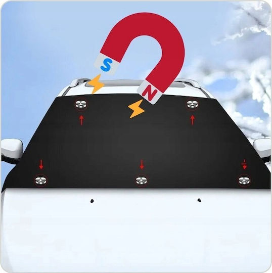 Windschutzscheibenplane Frostbeständig Magneten 170 x 120 cm Geko G73859