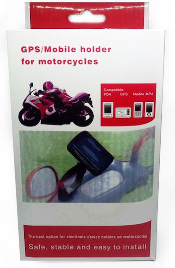 Mount Phone Motorcycle with Waterproof Case for Mirror