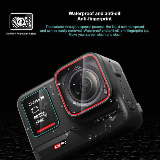 Puluz Προστασία Οθόνης για Action Cameras Insta360