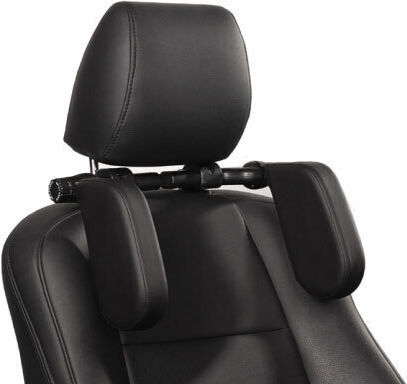 Adjustable Car Headrest Support Black Ecological Leather