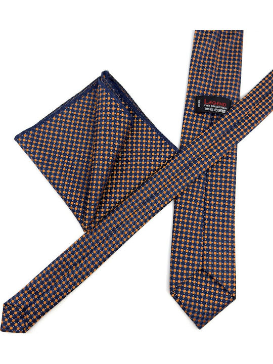 Legend Men's Men's Tie Set Printed in Blue Color