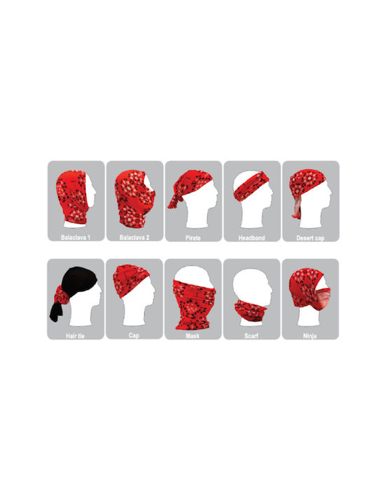 Polo Multi Scarf Fleece Шал за Врат за Мотоциклетист Флийс Многоцветен