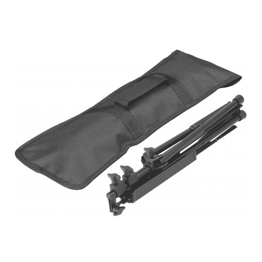 On Stage SM7222BB Stand Music Height 50-132cm Black with Carrying Bag 13037