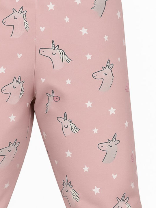 Kinder Leggings Capri Rosa