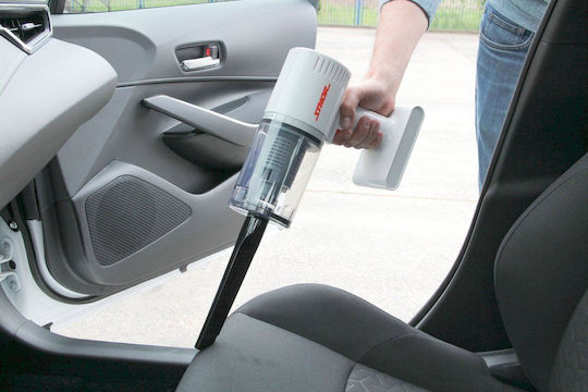Sthor Cleaner Aspirator de mână pentru mașină Aspirare uscată cu Putere 100W Reîncărcabil 12V Alb