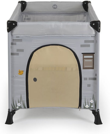 Cangaroo Playpen 2 Levels With Mattress Grey 63x124cm