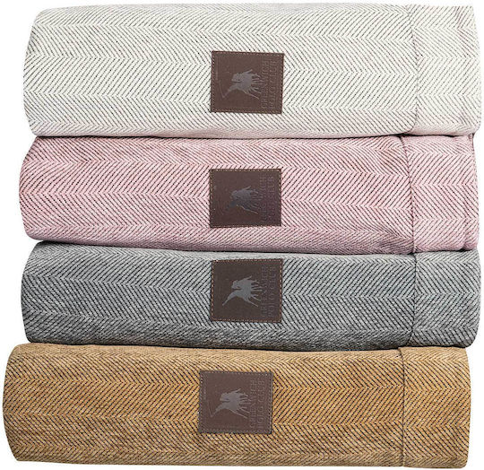 Das Home Essential 3949 Sofa Throw 2 Seater Chenille 180x250cm Ochre 206182503949