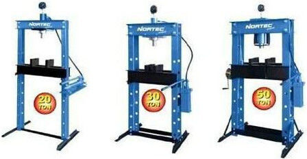 Nortec Hydraulic Garage & Workshop Press with Maximum Pressure up to 20 Tons