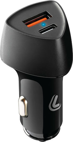 Lampa Φορτιστής Αυτοκινήτου 36W 2.1A με μία Θύρα: 1xUSB Μαύρο Χρώμα
