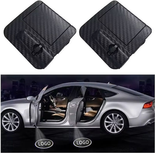 2pcs Car Door Projectors with Logo Mercedes Benz