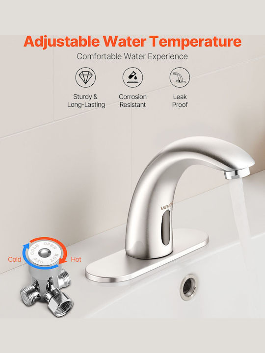 Vevor Mixing Sink Faucet Silver