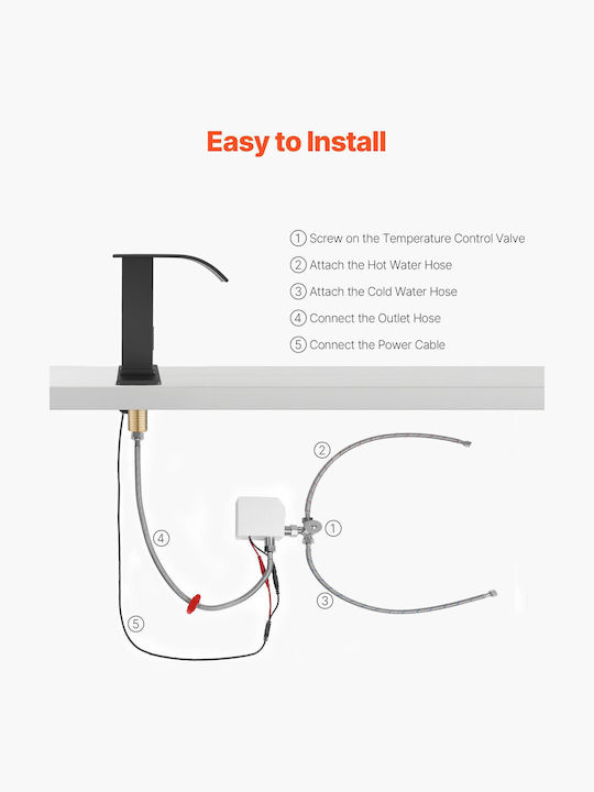 Vevor Mixing Tall Sink Faucet Black