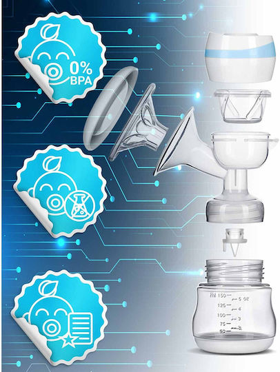 Berdsen 5901 Ηλεκτρικό Μονό Θήλαστρο Μπλε 150ml