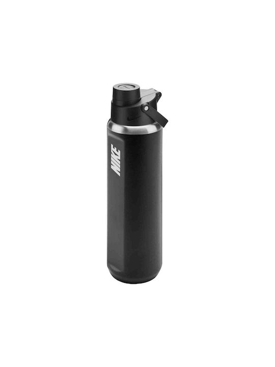 Nike Recharge Αθλητικό Παγούρι Ανοξείδωτο 709ml Μαύρο Nike Recharge Αθλητικό Παγούρι Ανοξείδωτο 709ml Μαύρο