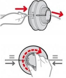 Tecomec M10 X 1 Quick-load Brushcutter Spool