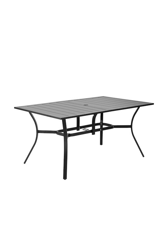 Tisch Stabil Schwarz 150x96x29cm