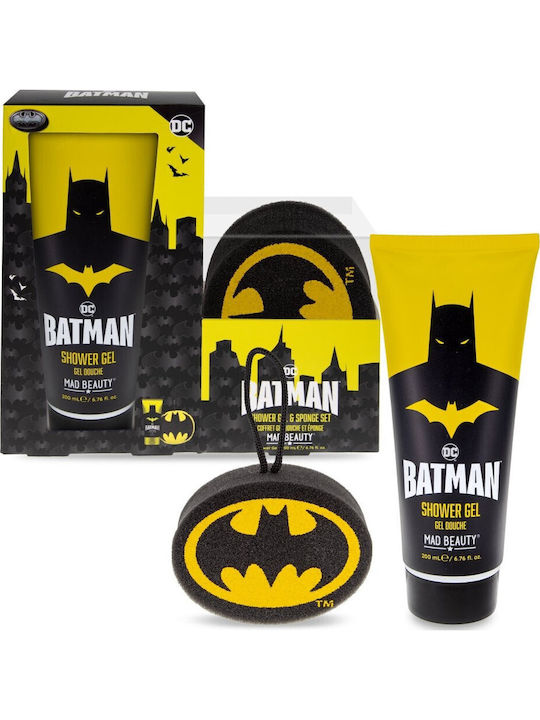 Mad Beauty Batman Σετ Περιποίησης για Καθαρισμό Σώματος 2τμχ