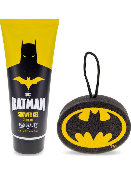 Mad Beauty Batman Σετ Περιποίησης για Καθαρισμό Σώματος 2τμχ