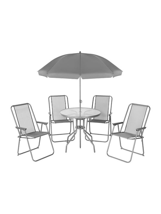 Kinder Tischset mit Stühlen Gray Saska Garden