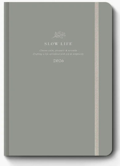 Adbook Ημερολογιο Ημερησιο 14χ21 Slow Life 12 Grey 2026