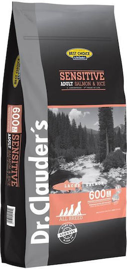 Dr.Clauder's Best Choice adult Salmon & Rice 12.5kg Ξηρά Τροφή για Ενήλικους Σκύλους με Ρύζι