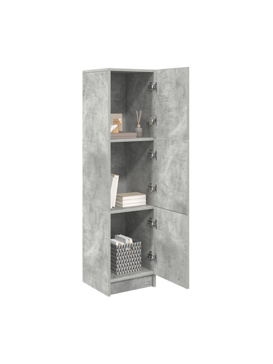 Wand-Kremlampe Wohnzimmer aus Spanplatte Grau Beton 31.5x32x124cm