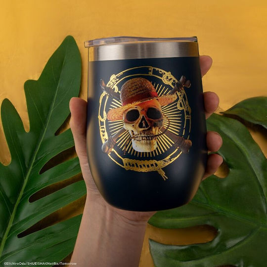 Cinereplicas One Piece Netflix – Luffy Ποτήρι Θερμός Ανοξείδωτο 350ml Πολύχρωμο