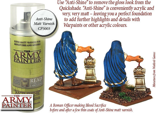 The Army Painter Primer Боя за Моделизъм в Спрей Anti-Shine Matt Varnish 400мл CP3003