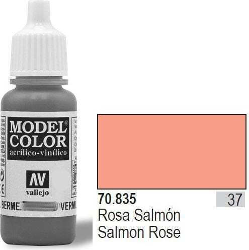 Acrylicos Vallejo Model Model Making Paint Salmon Rose 17ml