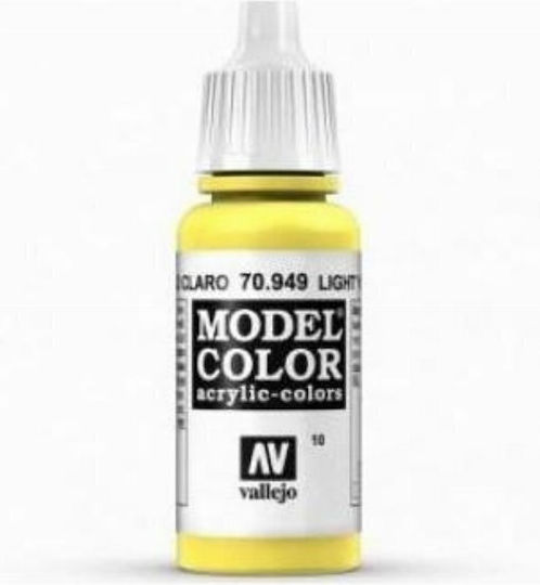 Acrylicos Vallejo Model Боя за Моделизъм Light Yellow 17мл