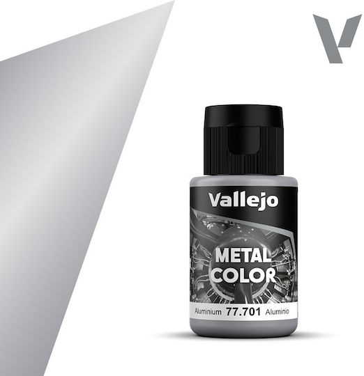 Acrylicos Vallejo Metal Боя за Моделизъм Aluminium 32мл