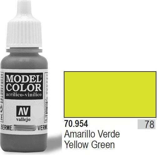 Acrylicos Vallejo Model Боя за Моделизъм Yellow Green 17мл