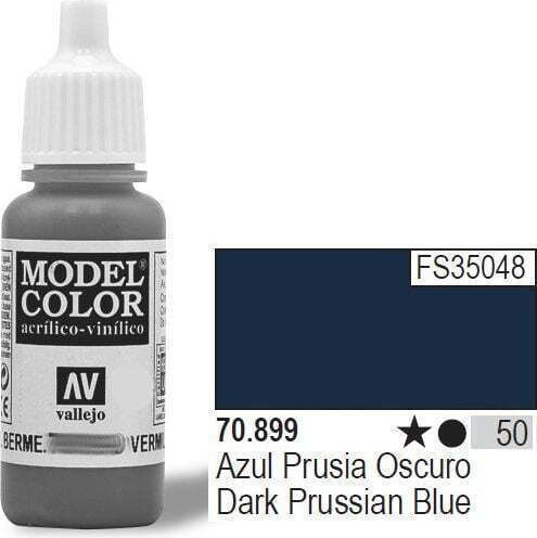 Acrylicos Vallejo Model Боя за Моделизъм Dark Prussian Blue 17мл