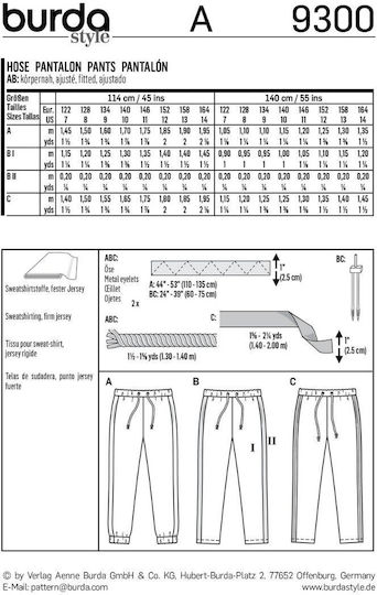 BurdaStyle Πατρον Χαρτί Ραπτικής