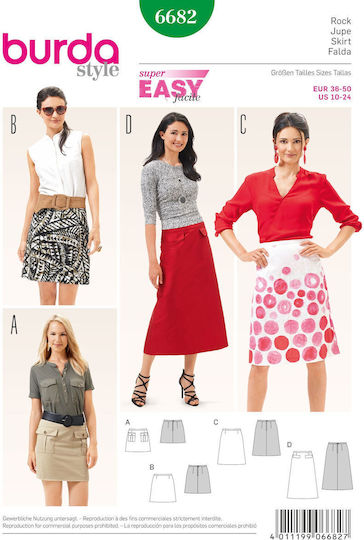 BurdaStyle Πατρον Χαρτί Ραπτικής