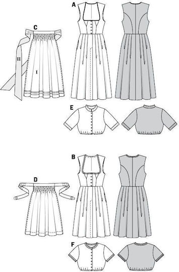BurdaStyle Πατρον Χαρτί Ραπτικής